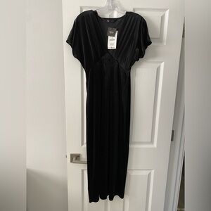 Zara Black Velvet Dress